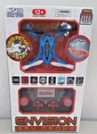 World Tech Toys 4.5-CHANNEL Envision 2.4GHZ Rc Spy Drone (blue). Fixed Price $39.95.