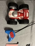 Tonka Chuck & Friends Flip Red Blue Bounce Back Racer Remote Control Car 27MHZ. Fixed Price $20.00.