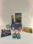 Boys Toy Lot Scooby Doo Books Minions Walkie Talkies Games Plush Activity Bundle. Fixed Price $18.99.