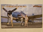 Dragon #5117 F6F-3 Hellcat W/carrier Deck Golden Wings Series 1:72 Scale Nisb. Fixed Price $49.00.