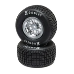 Losi Rear Tire Set Mounted Hard 22S Sprint 2425. Fixed Price $39.99.