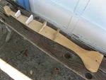 Wood Airplane Propeller Master Pattern-one Blade 6FT -prototype Forming Jig. Fixed Price $225.00.