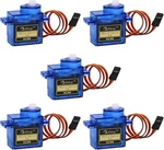SG90 9G Micro Servo Motors - 5 Pcs Set For Rc Helicopters, Robots, And Boats. Fixed Price $17.99.
