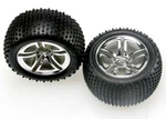 Traxxas 5572R 2.8" Twin-spoke Wheels W/ Alias Tires (2) 1/10 Jato 3.3. Fixed Price $25.95.