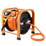 Vevor Retractable Air Hose Reel 100FT X /8INCH Pvc Auto Rewind 300PSI. Fixed Price $179.99.