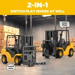 9-CHANNEL Remote Control Forklift Truck 1:18 Scale Construction Toy, Realis.... Fixed Price $64.69.