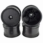 DERBB4LRB Racing Black Borrego Rear Buggy Wheels For The Associated B6 And Tl. Fixed Price $14.99.