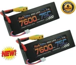 Powerhobby 2S 7.4V 7600MAH 75C Lipo Battery XT90 Plug Hard Case (2). Fixed Price $114.99.
