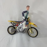 2011 Jakks Mxs Travis Pastrana Freestyle Suzuki Action Figure And Dirt Bike #199. Fixed Price $38.99.