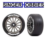 Traxxas 9375R 2.0" Slick Tires & Multi-spoke Black Chrome Wheels 4-TEC TRA1. Fixed Price $29.95.