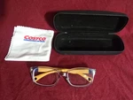 Vigcom School Bus Yellow & Blue Junior Kid Glasses W/ Transformers Case Cloth. Fixed Price $28.99.