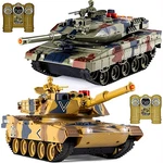 2-SET Ir Combat Tanks 1/24 Abrams M1A2 Vs. Leopard 2A6 Armored Vehicle Model. Fixed Price $52.98.