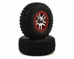 Traxxas Pre-mounted Bfgoodrich KM2 Sct Tires Chrome/red (2WD Front) (2). Fixed Price $24.95.