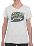 Speedway Classic Retro Racing Car Graphic Women's T-shirt. Fixed Price $13.49.