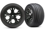 Traxxas 3771A Alias Front Tires W/all-star Wheels (2) (black Chrome) (standard). Fixed Price $26.95.