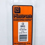 Plastruct 90633 Styrene Rectangle Tube 3/8"X 1/4"X 15" (5). Fixed Price $6.79.