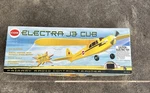 Cox 8212 Electra J3 Cub All Electric Plane - New In Box. Fixed Price $99.99.