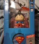 World Tech Toys Superman Remote Control Helicopter Blue Red Ages 8-11. Fixed Price $7.00.