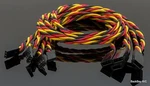 (5) Jr / Hitec Servo Extension Leads With 45CM Heavy Duty Twisted 20AWG Wire. Fixed Price $14.00.