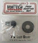 Dave Brown Products Rc Vortech Spinners S710-8710 7X1MM Short Prop Adapter Nut. Fixed Price $19.85.