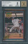 1995 Action Packed 24KT Gold Autograph #1A Derek Jeter Bgs Nm-mt 8 *4575. Fixed Price $349.00.