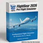 Flightgear Simulator 2026 Professional Fly For Windows & Macos. Fixed Price $16.49.