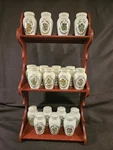 Franklin Mint Gloria Vanderbilt Concepts Spice Set 18 1985 (no Rack). Fixed Price $200.00.