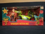 Disney Toy Story 2 Woody With Rc Radio Remote Control Buggy Figure Mattel Nib. Fixed Price $150.00.