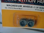 1/24 Cox #9412 Ferrari Magnesium Rear Slot Car Wheels 5-40 Thread Mib Nos. Fixed Price $12.99.