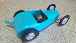 #49 Vintage Real Mccoy 60 Large Hot Rod Tether Car Post War. Fixed Price $1500.00.