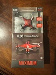 Propel Maximum X20 Micro Drone Wireless Quadrocopter Red (VL-3512) Nib. Fixed Price $40.37.