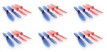 Wondertech W200C Gemini Transparent Clear Blue And Red Propeller 6 Pack. Fixed Price $10.95.