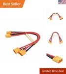 2PCS XT60 Extension Adapters - 20CM 14 Awg For Reliable Connectivity. Fixed Price $19.99.