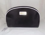 St John Cosmetic Toiletry Pouch Clutch Bag Black & White Nylon Dome-shaped New. Fixed Price $20.98.
