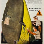 1944 Northrop Aircraft WW2 Advertisement Aviation Women Power War Planes E90E2. Fixed Price $17.99.
