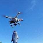 Dji Fishing Drone--air Drop Bait Release System--with Hd Camera--with Backpack--. Fixed Price $449.00.