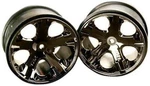 Traxxas 3772A Wheels All-star 2.8' (black Chrome) (2WD Electric Rear). Fixed Price $8.95.
