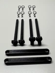 Tamiya Tt 02 Body Posts & Support Braces With Pins. Fixed Price $15.28.