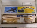 Today's Hobbies F-16A Fighting Falcon Usaf Jet. 1/24 Balsa Wood Model Kit # J-1. Fixed Price $69.00.
