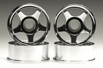 Rim 1:24 Skyline 5-STAR Chrome 8.5MM Pcs Tuning Mini-z Kyosho MZ-13CM MZ13CM. Fixed Price $12.91.