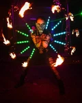 Magic 2 In 1 Fire & Fans Remote Controlled Performance Props, Festival Dance. Fixed Price $374.90.