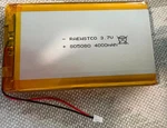 Rechargeable Lithium Polymer Battery For Diy Dc 3.7V 4000MAH 805080 ; 2 Pcs. Fixed Price $26.00.