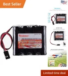 Versatile 4.8V 2000MAH Nimh Battery For Rc Models - Fast Recharge & Safe Design. Fixed Price $21.99.