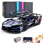 Mocbropcs Remote Control Car Building Set, 1:14 Technical Sports Racing B.... Fixed Price $90.71.