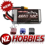 Venom 50C 2S 4600MAH 7.4V Rc Crawler Lipo Shorty Hardcase Battery W/ Uni Plug. Fixed Price $46.95.