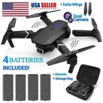 Drone 2025 4K Hd Dual Camera Wifi Fpv Rc Foldable Quadcopter + Batteries Usa. Fixed Price $19.99.