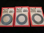 Nos -great Planes Kwikstripe Model Striping Tape Dark Blue 1/16" 1/8" 1/4" Lot. Fixed Price $22.95.