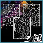 Hex Camo Set #2 - Reusable Airbrush Stencil Template. Fixed Price $31.99.
