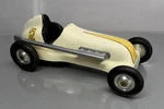 Vintage White Race Car Roy Cox? Thimble No Motor Bottom Diecast. Fixed Price $109.00.