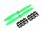 Gemfan 6040 Bullnose Polycarbonate Propellers (cw/ccw) Green (2 Pair). Fixed Price $6.99.